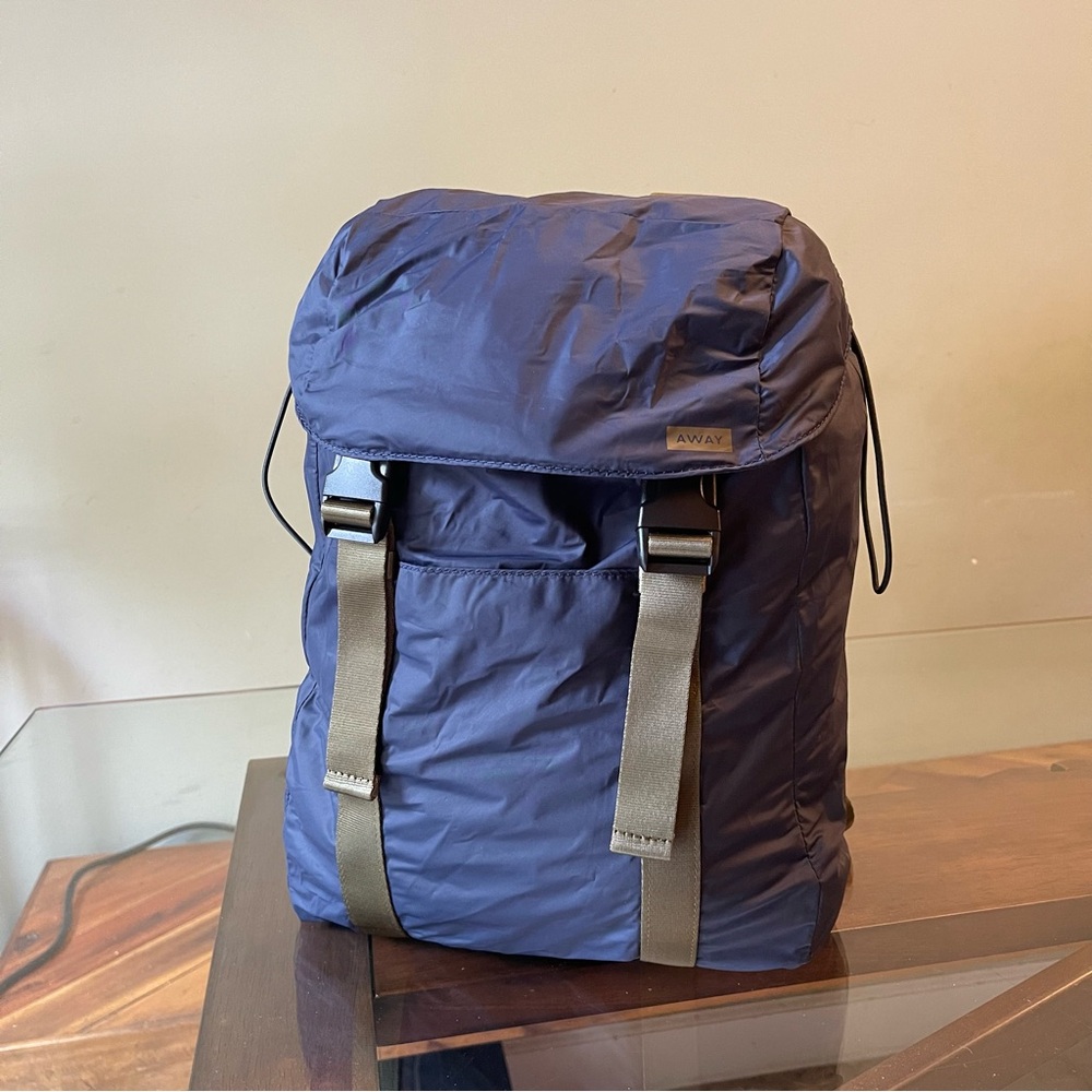 Away Packable Backpack in Navy blue